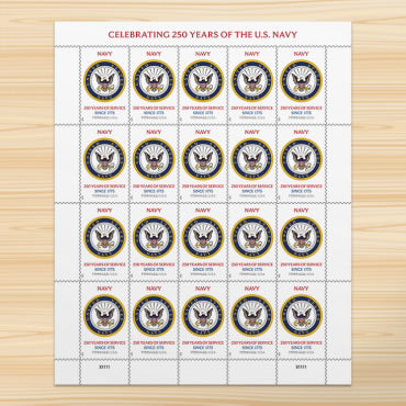 US Navy 250th Stamps